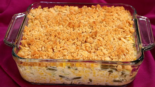 Corn and Green Bean Casserole
