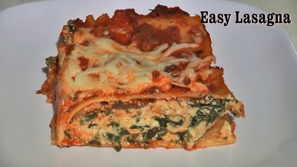 Easy Homemade Lasagna