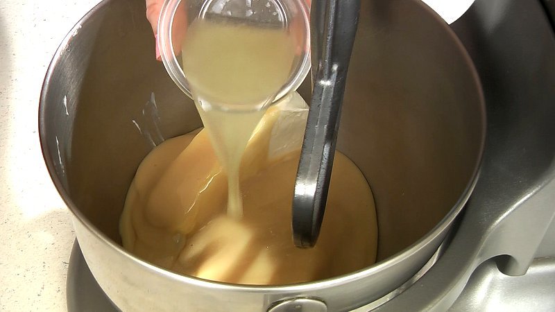 Add cream cheese, sweetened condensed milk and lemon juice