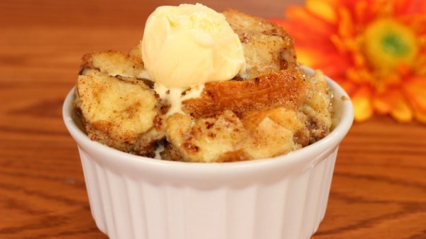 Microwave Bread Pudding