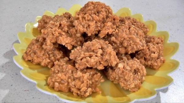No Bake Butterscotch Cookies