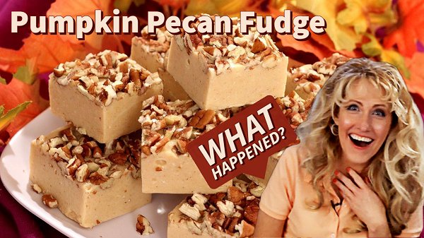 Pumpkin Pecan Fudge