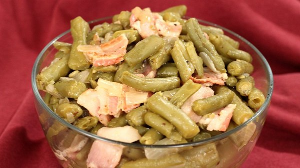Quick Green Beans with Bacon