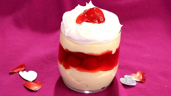 Valentine's Day Cherry Parfait